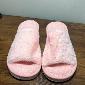 Fluffy Pink Slippers